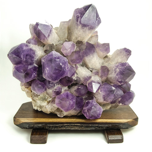 Buy Amethyst Crystals online. Points of Light Crystal and Mineral