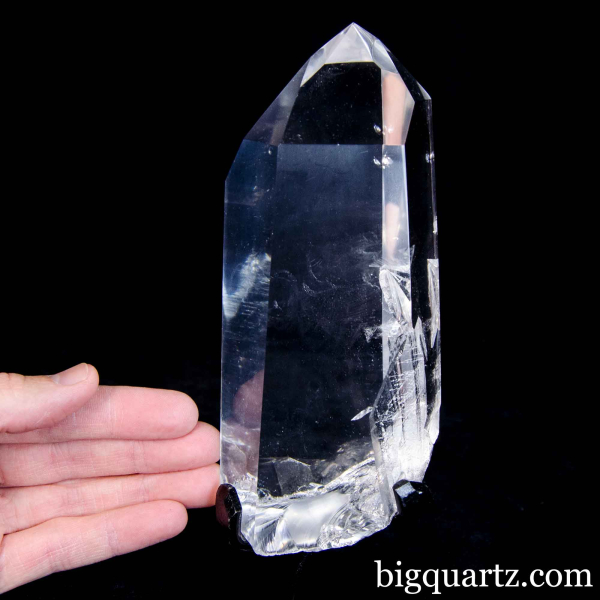 Clear Quartz Crystal Point, 6.2 inches (Brazil #G0002) 1.9 Pounds