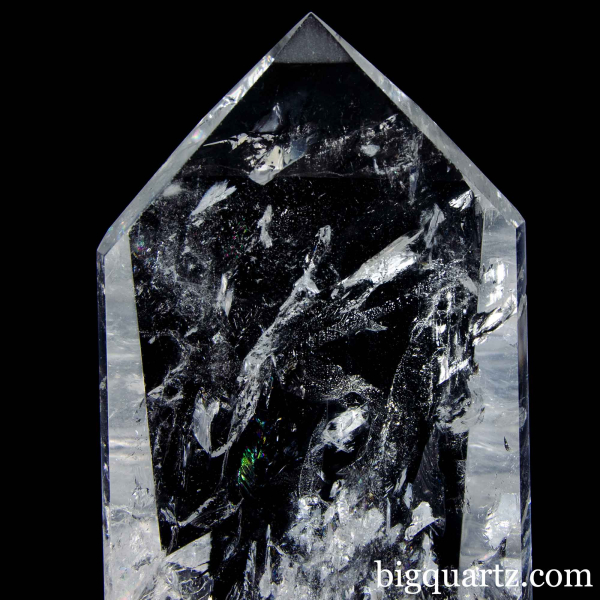 Quartz Crystal Cross Section, 8.1 inches (Brazil #G0217) 2.1 Pounds
