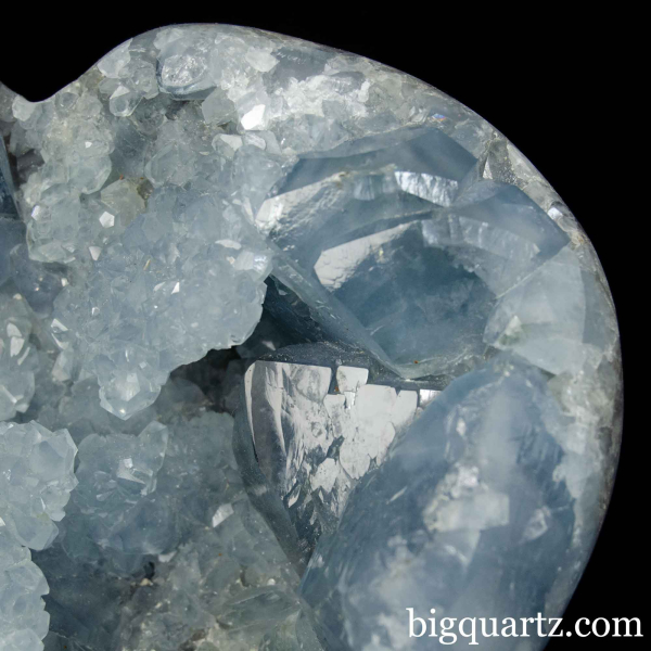 Celestite Geode Heart, 6.6 Pounds (Madagascar #G0557) 7 inches