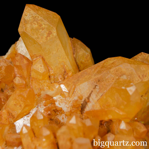 Golden Iron Oxide Quartz Cluster, 6.75 inches (Arkansas #H0085