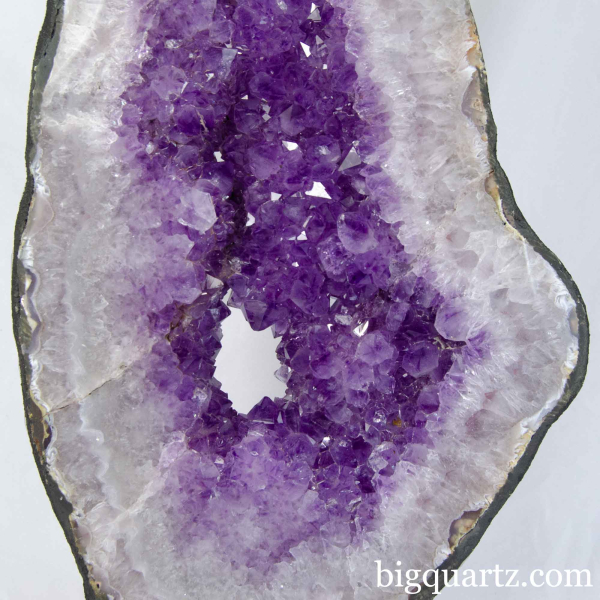 Amethyst Geode Slice, 21 Pounds (Brazil #H0208)