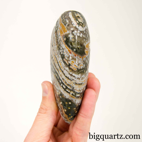Ocean Jasper Heart, 4.6 inches (#H0441 Madagascar) 1.2 Pounds