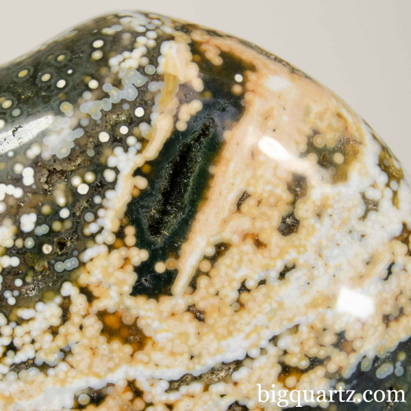 Ocean Jasper Heart, 4.6 inches (#H0441 Madagascar) 1.2 Pounds