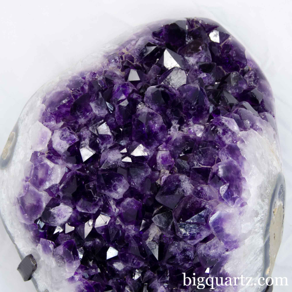 Amethyst Crystal Cluster, 49 Pounds (#J0044 Uruguay) with stand