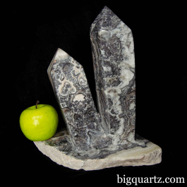Zebra Calcite Sculpture, 15 Pounds (Mexico #H0130) 11.75 inches