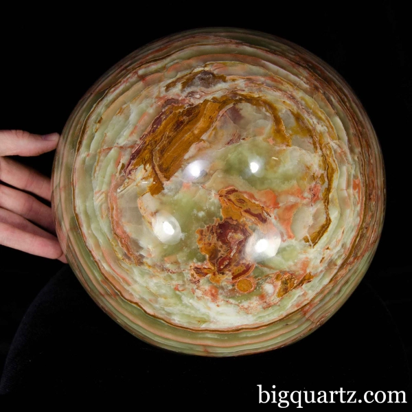 Amazon.com: MOGEMT Large Lemon Quartz Crystal Ball Yellow